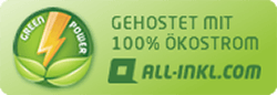 Gehostet mit 100 % Ökostrom